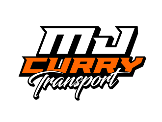 MJ Curry Transport logo design by THOR_