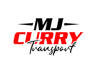 MJ Curry Transport logo design by imagine