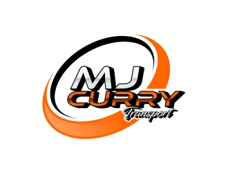MJ Curry Transport logo design by yunda