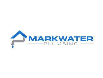 Markwater Plumbing  logo design by Dakon