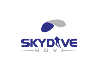 SKYDIVE NOVI logo design by YONK