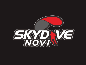 SKYDIVE NOVI logo design by YONK