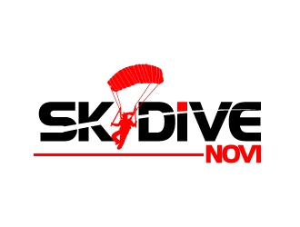 SKYDIVE NOVI logo design by jaize