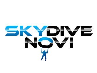 SKYDIVE NOVI logo design by Sibraj