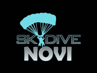 SKYDIVE NOVI logo design by bulatITA