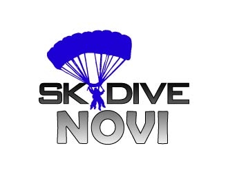 SKYDIVE NOVI logo design by bulatITA
