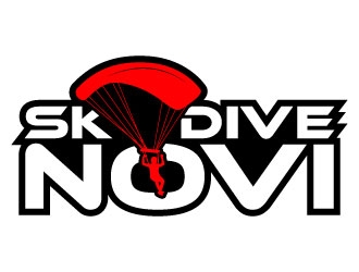 SKYDIVE NOVI logo design by daywalker
