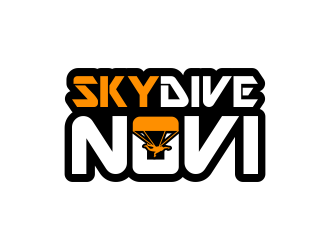 SKYDIVE NOVI logo design by done