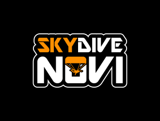 SKYDIVE NOVI logo design by done