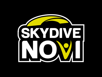 SKYDIVE NOVI logo design by keylogo