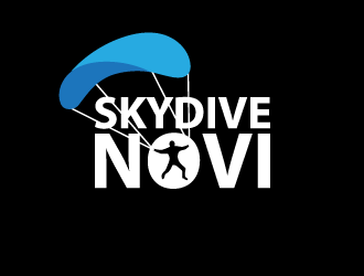 SKYDIVE NOVI logo design by syakira