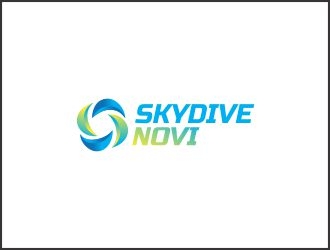 SKYDIVE NOVI logo design by tborndiez