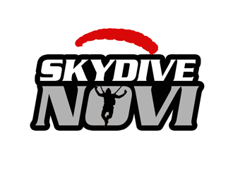 SKYDIVE NOVI logo design by kunejo