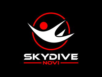 SKYDIVE NOVI logo design by Kopiireng
