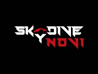 SKYDIVE NOVI logo design by maserik