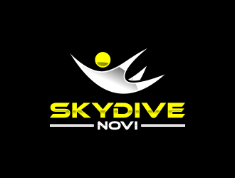SKYDIVE NOVI logo design by Kopiireng