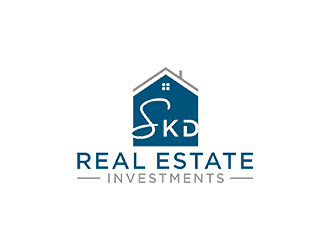 skd real estate investments logo design by checx