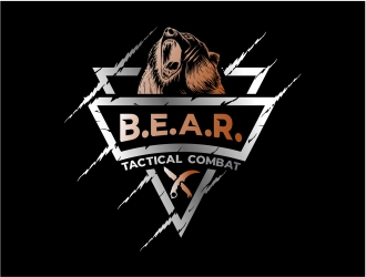 B.E.A.R. TACTICAL COMBAT logo design by alfais
