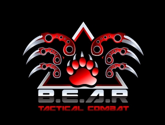 B.E.A.R. TACTICAL COMBAT logo design by samuraiXcreations