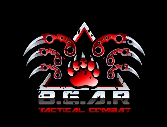B.E.A.R. TACTICAL COMBAT logo design by samuraiXcreations