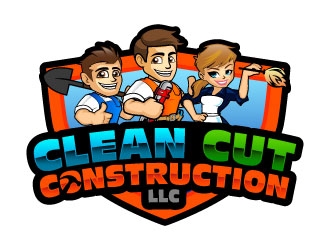 Clean Cut Construction LLC logo design by daywalker