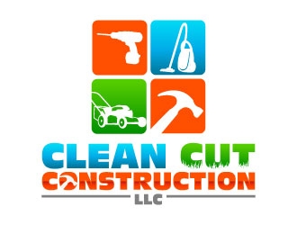 Clean Cut Construction LLC logo design by daywalker
