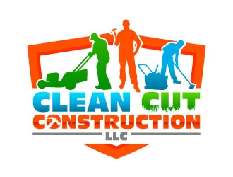 Clean Cut Construction LLC logo design by daywalker