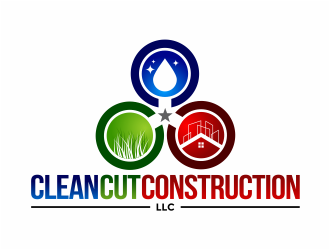 Clean Cut Construction LLC logo design by mutafailan