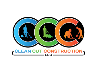 Clean Cut Construction LLC logo design by nona
