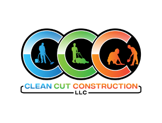 Clean Cut Construction LLC logo design by nona