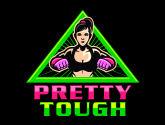 Pretty Tough logo design by Ultimatum