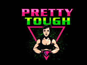 Pretty Tough logo design by Ultimatum
