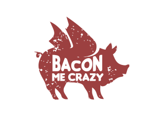 Bacon Me Crazy logo design by serprimero
