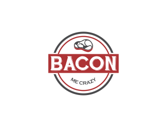 Bacon Me Crazy logo design by oke2angconcept