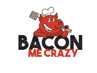 Bacon Me Crazy logo design by cbarboza86