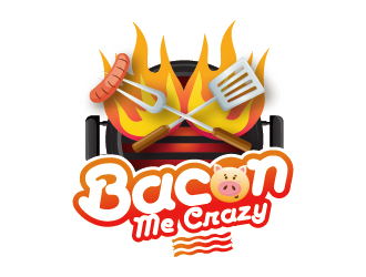 Bacon Me Crazy logo design by czars