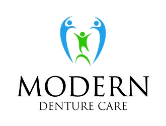 Modern Denture Care logo design by jetzu
