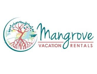 Mangrove Vacation Rentals logo design by MAXR