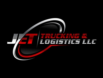 Jet Trucking & Logistics LLC logo design by DreamLogoDesign