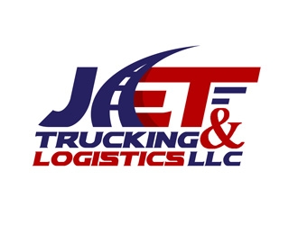 Jet Trucking & Logistics LLC logo design by DreamLogoDesign