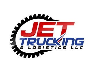 Jet Trucking & Logistics LLC logo design by DreamLogoDesign