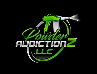 PowderAddictionZ, LLC logo design by DreamLogoDesign