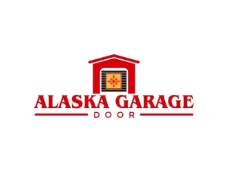 Alaska Garage Door logo design by naldart