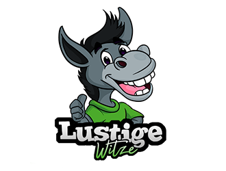 Lustige Witze logo design by Optimus