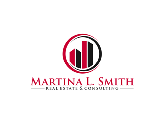 Martina L. Smith Real Estate & Consulting logo design by alby