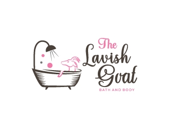 The Lavish Goat logo design by Boomstudioz