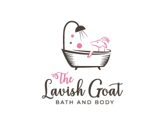 The Lavish Goat logo design by Boomstudioz