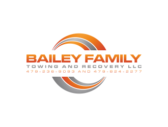 Bailey family towing and recovery llc logo design by dewipadi
