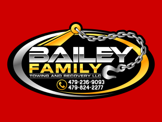 Bailey family towing and recovery llc logo design by Dakon