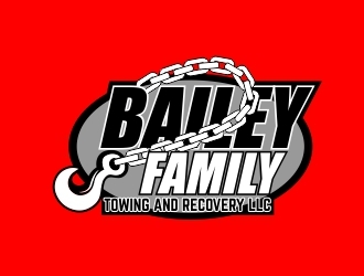 Bailey family towing and recovery llc logo design by b3no